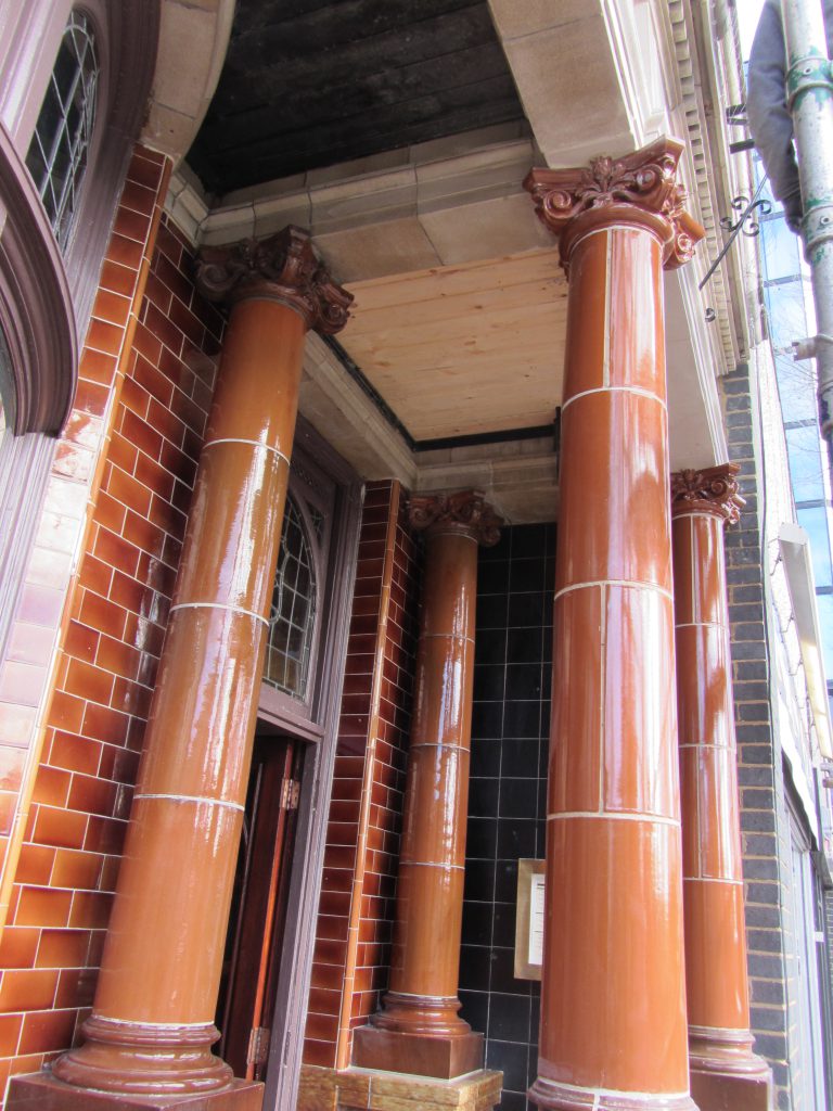 Terracotta Faience pillars